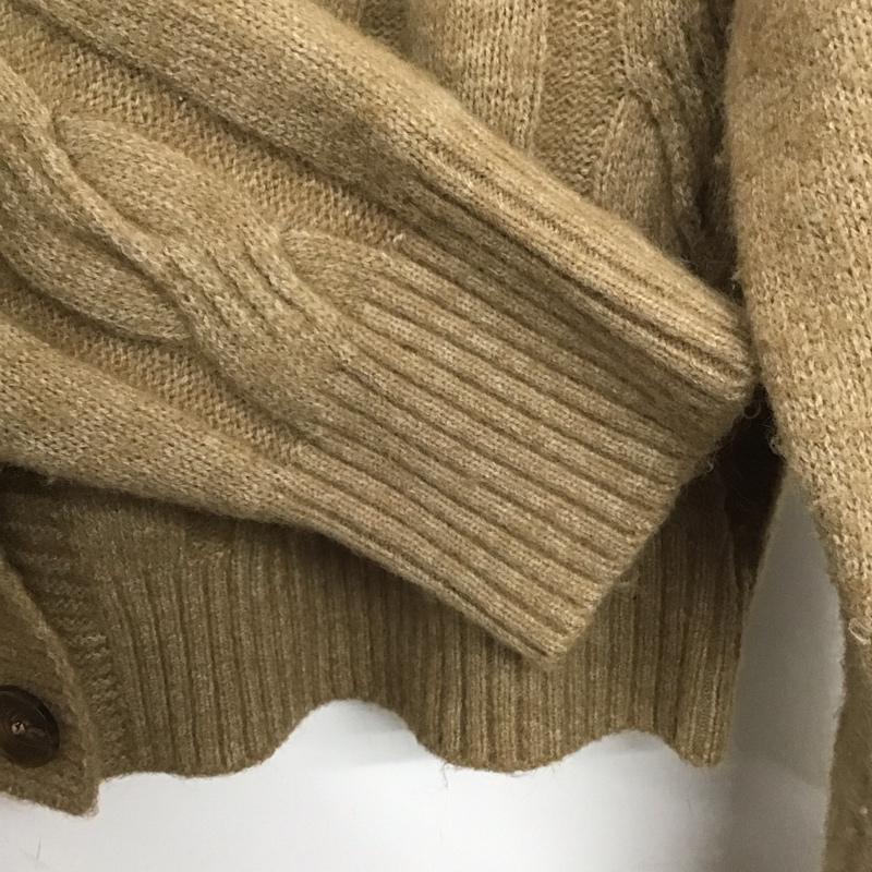 アビトーキョー ABITOKYO カーディガン 長袖 FREE 無地 茶 / ブラウン /  レディース USED 古着 中古 10142761