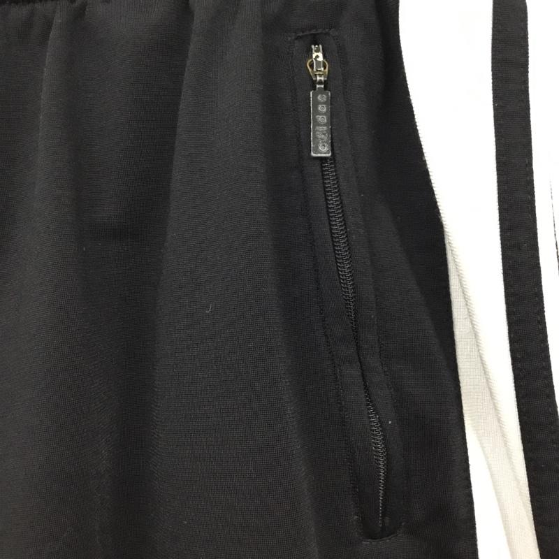 アディダス adidas パンツ ワークパンツ、ペインターパンツ ワイドパンツ ジャージ トラックパンツ L ロゴ、文字 黒 / ブラック /  メンズ USED 古着 中古 10116672