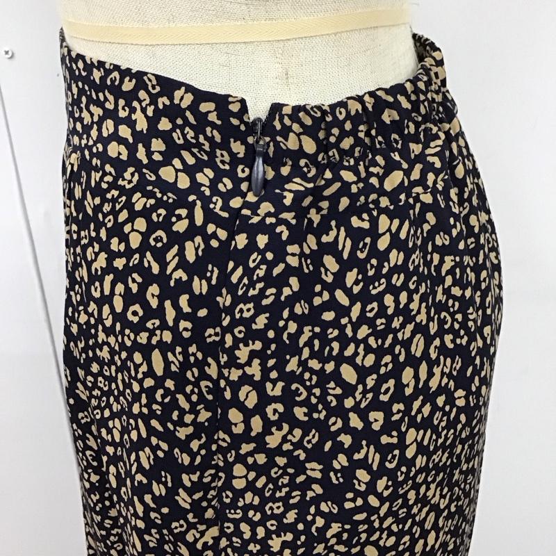 フリークスストア FREAK S STORE スカート ロングスカート 184-3154 FREE 総柄 紺 / ネイビー / X ベージュ / ベージュ /  レディース USED 古着 中古 10112644