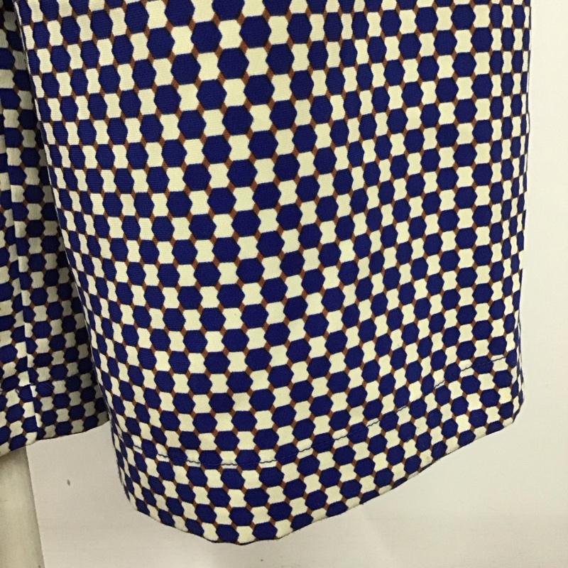 ザラ ZARA ボトムス ボトムス 7901 062 050 イージーパンツ ワイドパンツ M 総柄 青 / ブルー / X 茶 / ブラウン / X アイボリー / アイボリー /  レディース USED 古着 中古 10108569