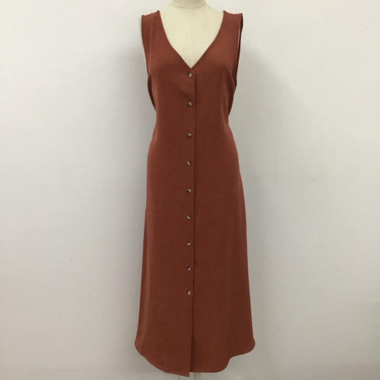 ムルーア MURUA ワンピース ロングスカート 011930300401-01 ロングジレワンピース FREE 無地 桃 / ピンク /  レディース USED 古着 中古 10113077