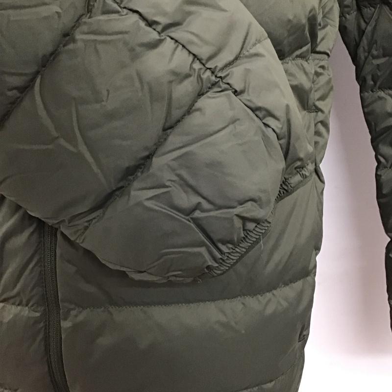 ユニクロ UNIQLO ジャケット、上着 ジャケット、ブレザー 311-439589 ダウンジャケット ジップアップジャケット アウター L 無地 カーキ / カーキ /  メンズ USED 古着 中古 10123603