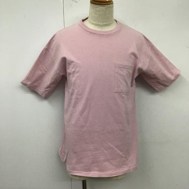 グッドウェア Goodwear Tシャツ 半袖 半袖カットソー 無地Tシャツ クルーネックカットソー M 無地 桃 / ピンク /  メンズ USED 古着 中古 10124053