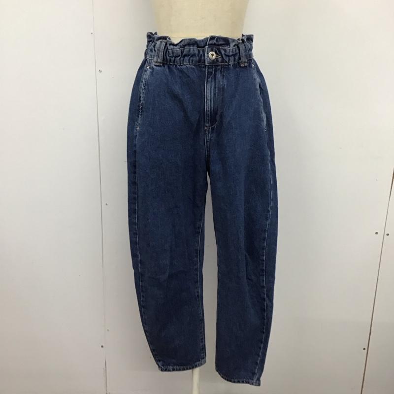 ザラ ZARA パンツ デニム、ジーンズ 5862 152 407 テーパード 無地 青 / ブルー /  レディース USED 古着 中古 10122040