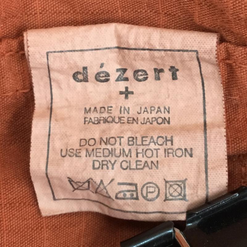 ユーズドクロージング used clothes ベスト ベスト dezert リップストップベスト　ベルクロ M 無地 橙 / オレンジ /  メンズ USED 古着 中古 10110112