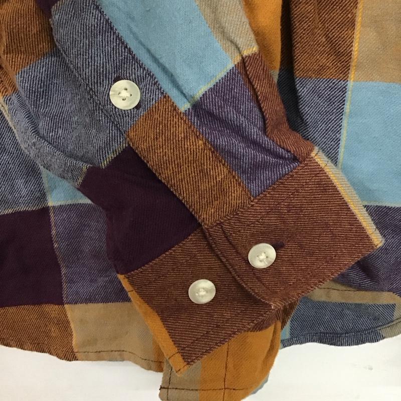 コロンビア Columbia シャツ、ブラウス 長袖 219 ae0232 長袖シャツ チェックシャツ カラーシャツ M チェック マルチカラー / マルチカラー /  メンズ USED 古着 中古 10132903