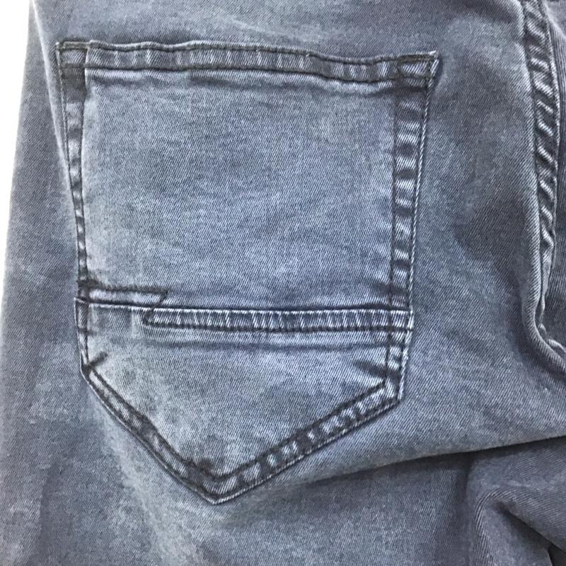 ザラメン ZARA MAN パンツ デニム、ジーンズ デニムパンツ スリムパンツ カジュアルパンツ ストレッチパンツ 38 無地 紺 / ネイビー /  メンズ USED 古着 中古 10143693