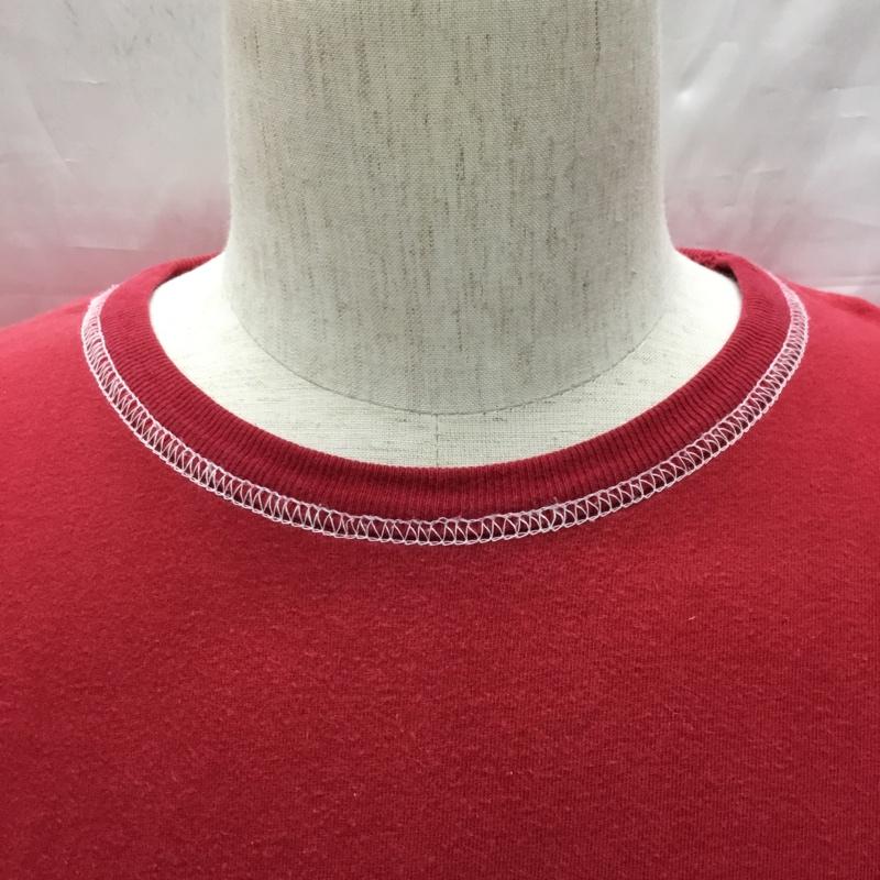 ナイキ NIKE Tシャツ 半袖 クルーネック プリント M ロゴ、文字 えんじ / ワインレッド /  メンズ USED 古着 中古 10121011