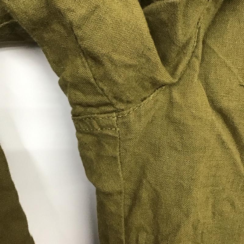 ザラ ZARA パンツ ワークパンツ、ペインターパンツ ワイドパンツ カジュアルパンツ ワークパンツ ミリタリーパンツ XS 無地 カーキ / カーキ /  レディース USED 古着 中古 10122548