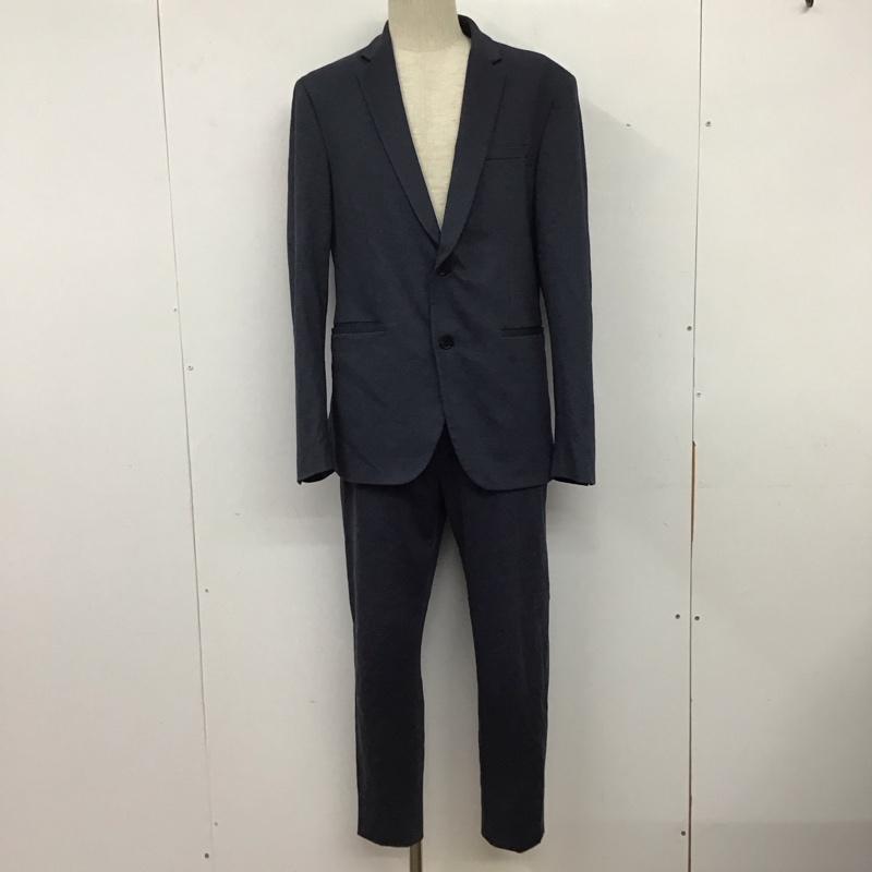 ザラ ZARA セットアップ セットアップ セットアップ カジュアルジャケット スラックスパンツ 2点セット 無地 紺 / ネイビー /  メンズ USED 古着 中古 10141322