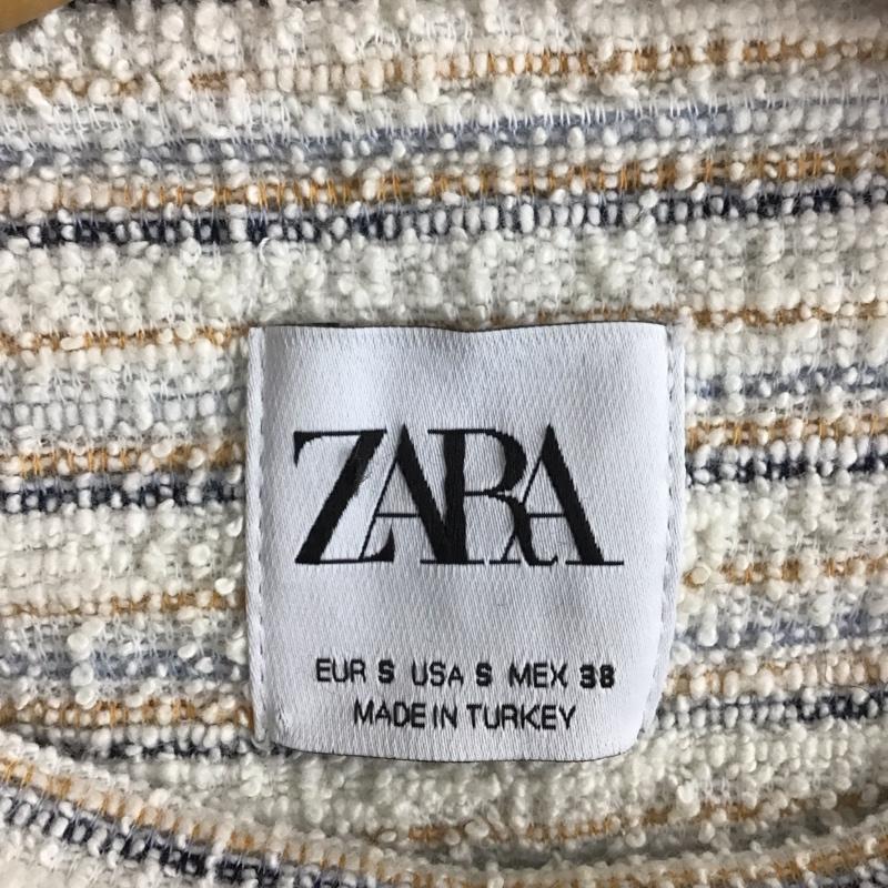 ザラ ZARA カットソー 半袖 半袖カットソー ボーダーTシャツ クルーネックカットソー S ボーダー柄 マルチカラー / マルチカラー /  メンズ USED 古着 中古 10130128