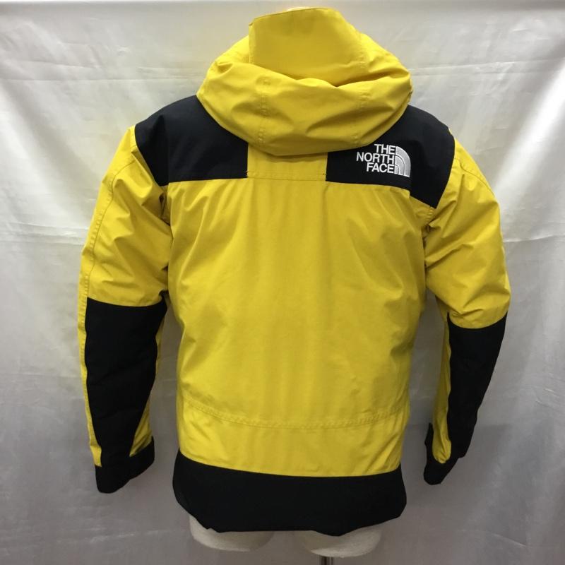 ザノースフェイス THE NORTH FACE ジャケット、上着 ジャケット、ブレザー ND91837 MOUNTAIN DOWN JACKET ダウン フェザー S ロゴ、文字 黄 / イエロー / X 黒 / ブラック /  メンズ USED 古着 中古 10118929