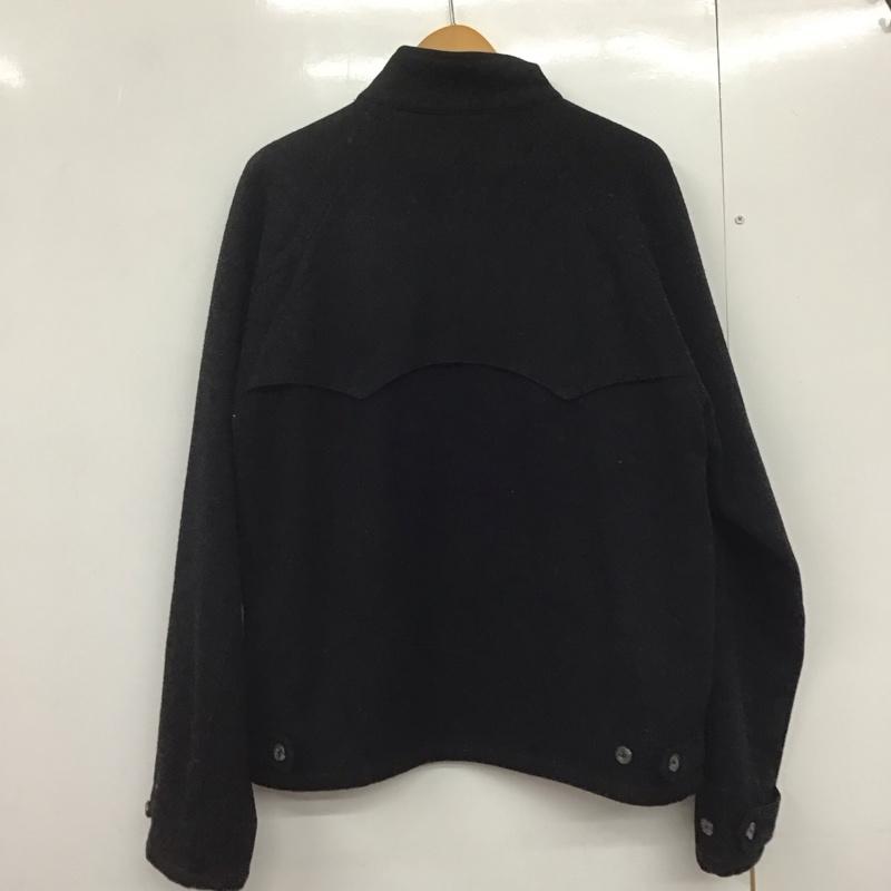 ポロバイラルフローレン Polo by RALPH LAUREN ジャケット、上着 ジャケット、ブレザー ジップアップジャケット アウター 古着 スタンドカラー M ロゴ、文字 黒 / ブラック /  メンズ USED 古着 中古 10143437