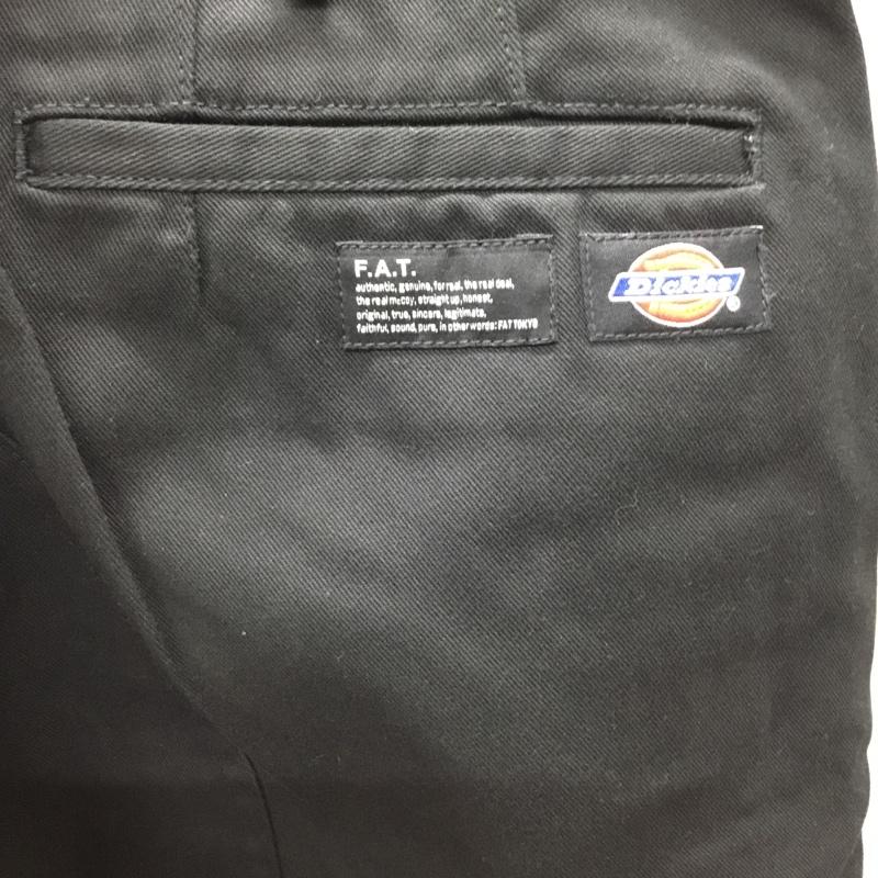 エフエイティー FAT パンツ ワークパンツ、ペインターパンツ ワークパンツ ワイドパンツ カジュアルパンツ dickies 無地 黒 / ブラック /  メンズ USED 古着 中古 10120488