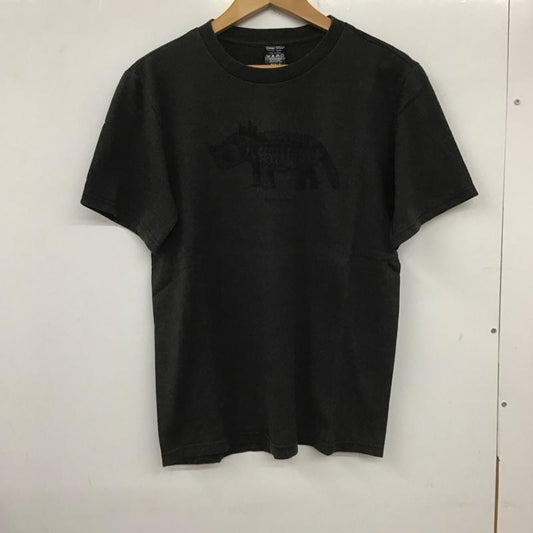 ナンバーナイン NUMBER (N)INE Tシャツ 半袖 半袖カットソー プリントTシャツ クルーネックカットソー romp 2 プリント 黒 / ブラック /  メンズ USED 古着 中古 10137117