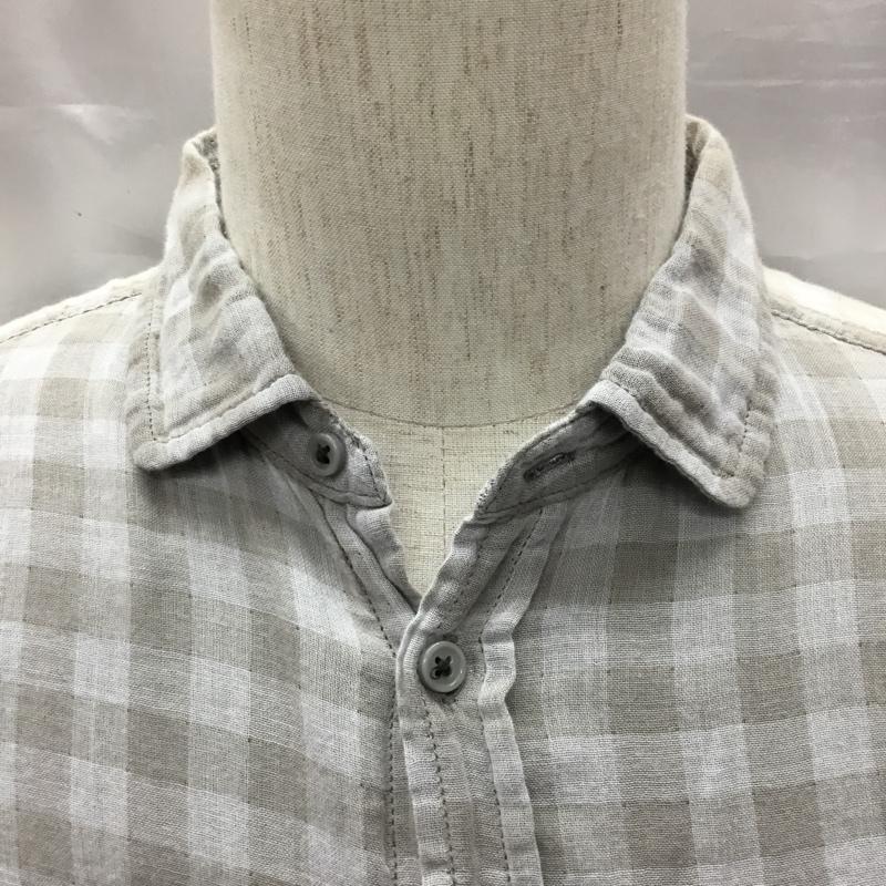 ディーゼル DIESEL シャツ、ブラウス 長袖 長袖シャツ カラーシャツ 長袖カットソー チェックシャツ S チェック 灰 / グレー /  メンズ USED 古着 中古 10117685