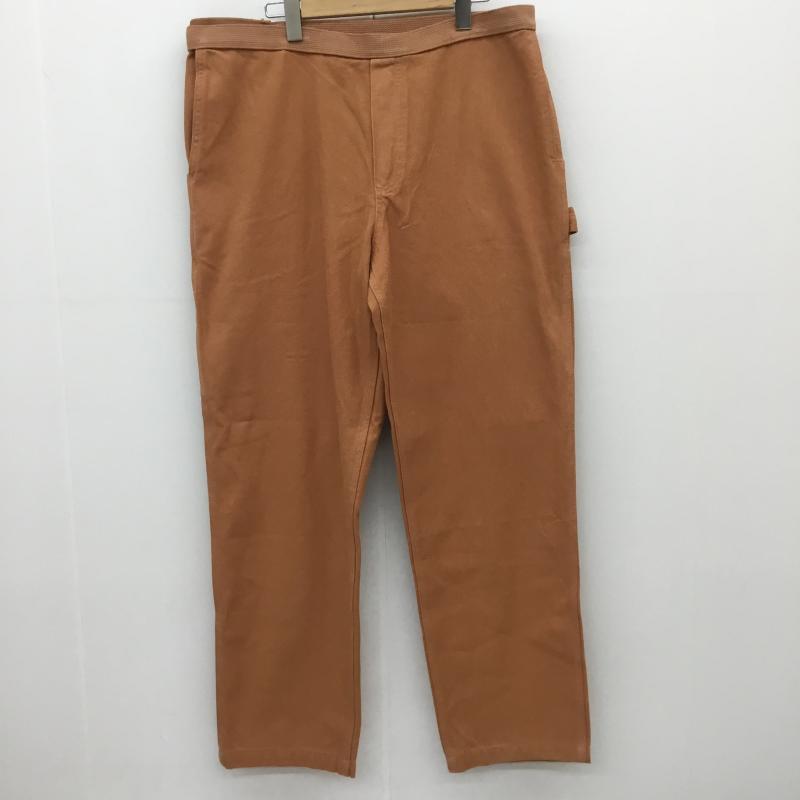 ブレインデット BRAIN DEAD パンツ ワークパンツ、ペインターパンツ XL ワンポイント X 無地 茶 / ブラウン /  メンズ USED 古着 中古 10119971