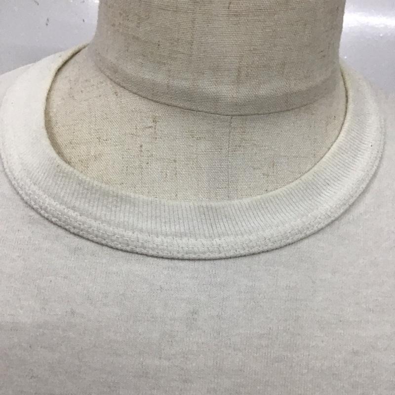デラックス クロージング Deluxe Clothing Tシャツ 半袖 半袖カットソー プリントTシャツ クルーネックカットソー L ロゴ、文字 白 / ホワイト /  メンズ USED 古着 中古 10120316