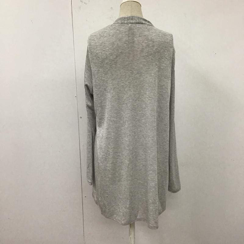 ニジュウサンク 23区 カーディガン 長袖 40 無地 灰 / グレー /  レディース USED 古着 中古 10121168
