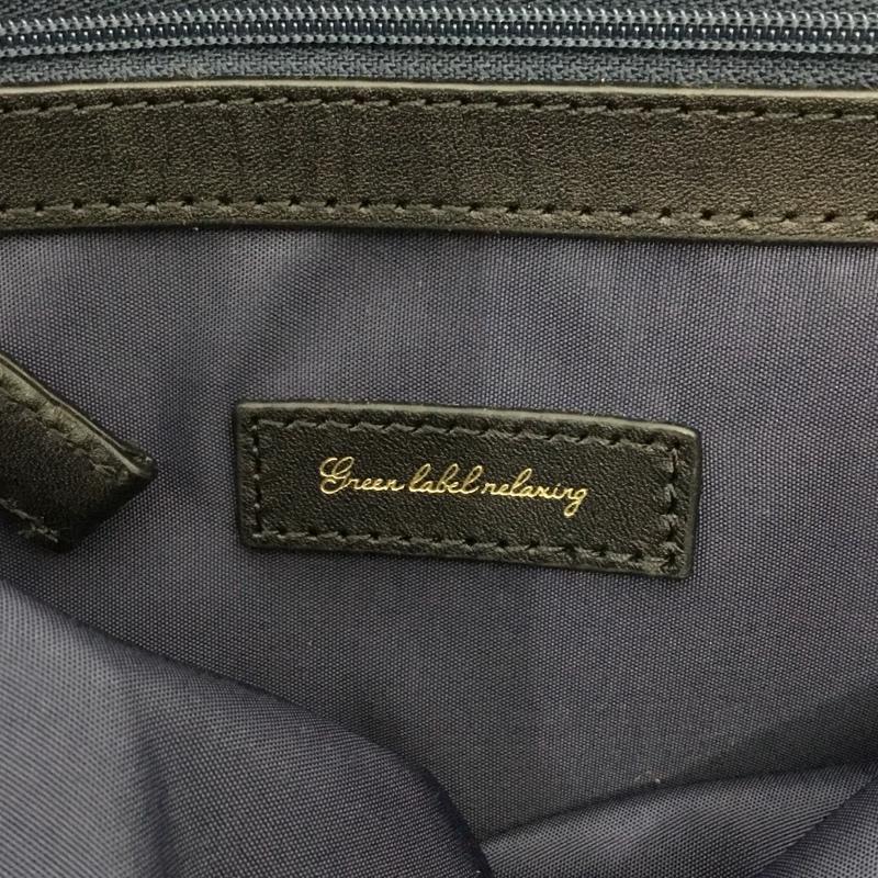 グリーンレーベルリラクシング green label relaxing トートバッグ トートバッグ 無地 紺 / ネイビー / X 黒 / ブラック /  メンズ USED 古着 中古 10151323