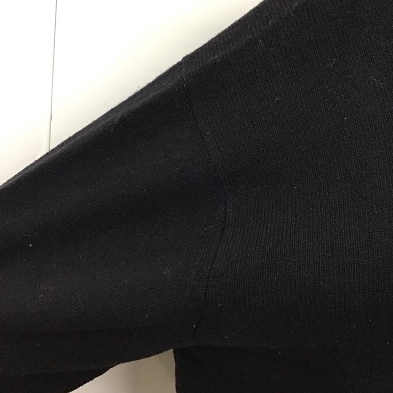 トリココムデギャルソン tricot COMME des GARSONS ニット、セーター 長袖 TN-040220 スタンドネック モックネック 無地 黒 / ブラック /  レディース USED 古着 中古 10118343