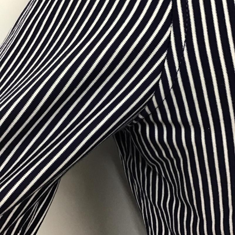 ポロラルフローレン POLO RALPH LAUREN シャツ、ブラウス 長袖 長袖シャツ カラーシャツ ストライプシャツ M ストライプ 白 / ホワイト / X 紺 / ネイビー /  メンズ USED 古着 中古 10120325