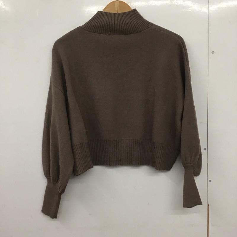 ジーナシス JEANASIS ニット、セーター 長袖 長袖ニットカットソー タートルネック セーター FREE 無地 マルチカラー / マルチカラー /  レディース USED 古着 中古 10146671