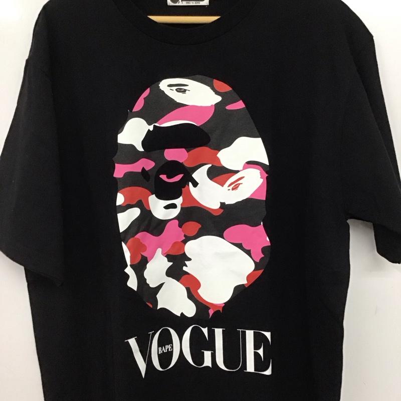 アベイシングエイプ A BATHING APE Tシャツ 半袖 半袖カットソー プリントTシャツ クルーネックカットソー XL プリント 黒 / ブラック /  メンズ USED 古着 中古 10146830