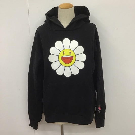 ジェイバルヴィン J Balvin パーカー 長袖 L プリント 黒 / ブラック /  メンズ USED 古着 中古 10106387