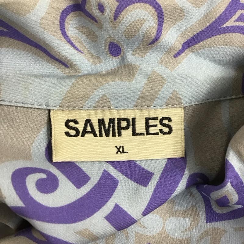 古着 USED シャツ、ブラウス 半袖 半袖シャツ プリントシャツ ポケットシャツ SAMPLESFUCKPRETENDER XL プリント 灰 / グレー /  メンズ USED 古着 中古 10126225