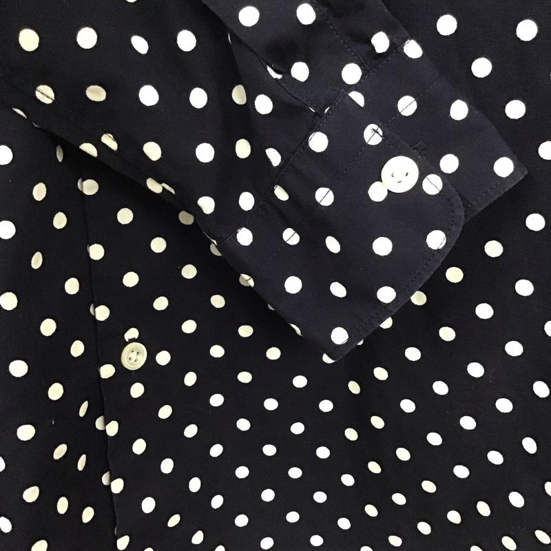 フレッドペリー FRED PERRY シャツ、ブラウス 長袖 長袖シャツ 総柄シャツ カラーシャツ ドットシャツ S ドット 紺 / ネイビー /  メンズ USED 古着 中古 10136225