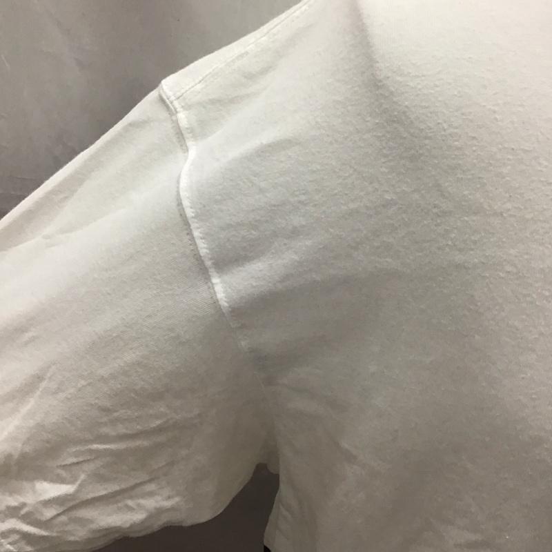 ニューエラ NEW ERA Tシャツ 半袖 半袖カットソー プリントTシャツ クルーネックカットソー XL ロゴ、文字 白 / ホワイト / X 黒 / ブラック /  メンズ USED 古着 中古 10111800