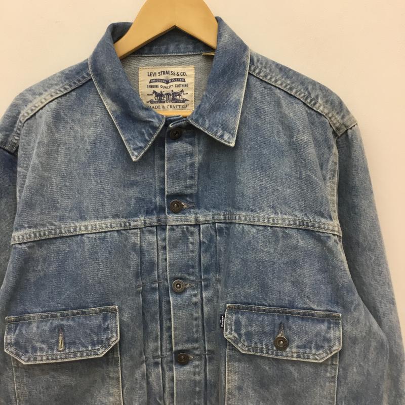 リーバイス Levi s ジャケット、上着 ジャケット、ブレザー デニムジャケット XS 無地 青 / ブルー /  メンズ USED 古着 中古 10137324