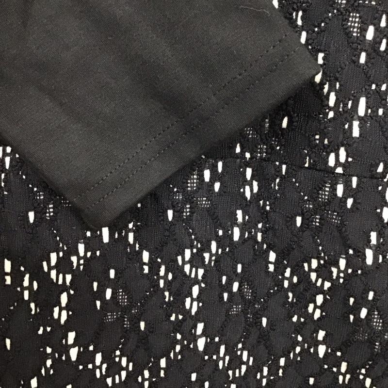 トッコ tocco ワンピース ひざ丈スカート 七分袖 レース M  黒 / ブラック /  レディース USED 古着 中古 10119275