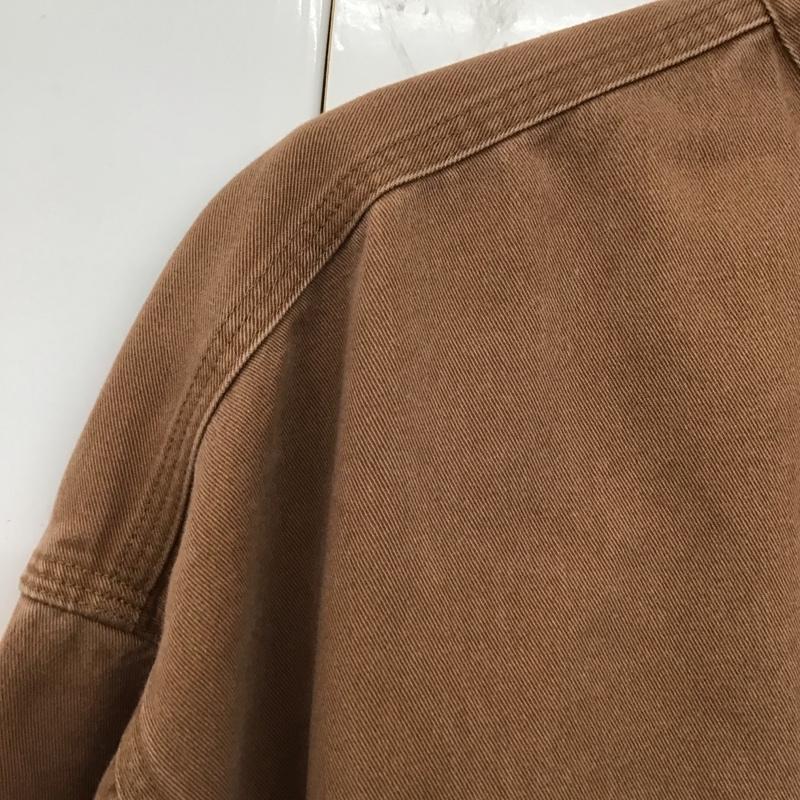 カーハート Carhartt シャツ、ブラウス 長袖 ボタンダウンシャツ 無地 茶 / ブラウン /  メンズ USED 古着 中古 10128545