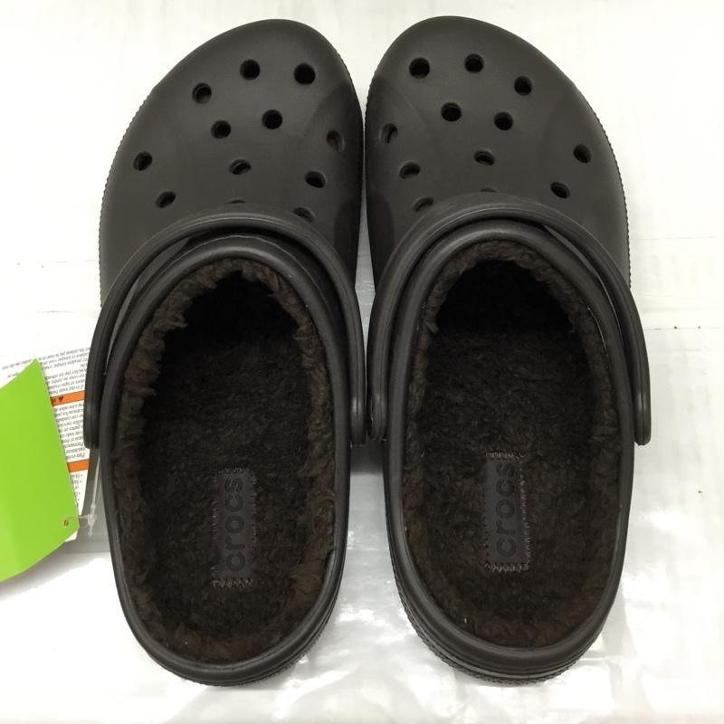 クロックス crocs サンダル サンダル 16244-22Z Ralen lined Clog 28cm 28.0cm 無地 茶 / ブラウン /  メンズ USED 古着 中古 10141971