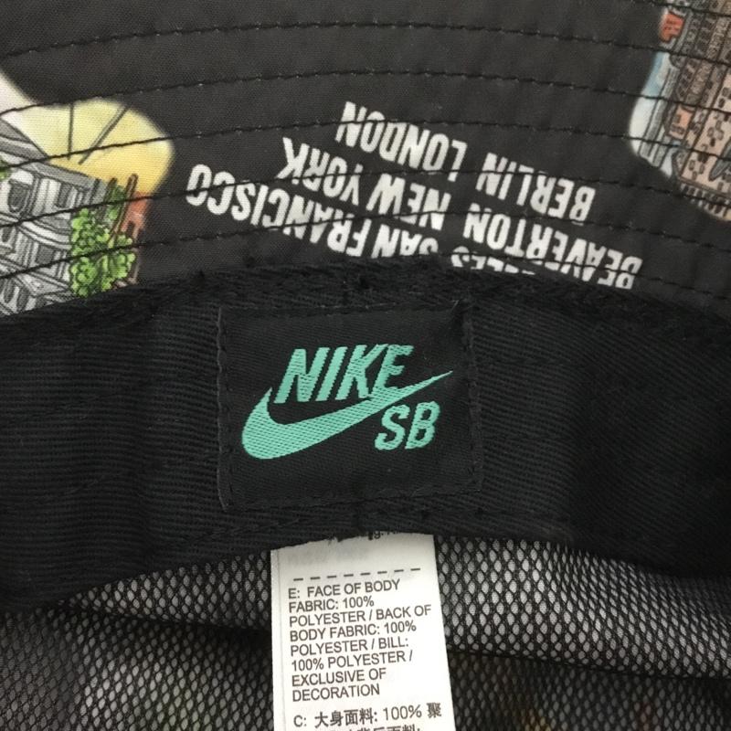 ナイキ NIKE 帽子 ハット 743498-010 バケットハット 総柄 マルチカラー / マルチカラー /  メンズ USED 古着 中古 10130238