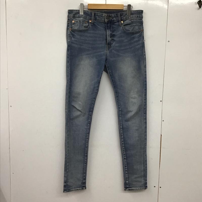 アメリカンイーグル AMERICANEAGLE パンツ デニム、ジーンズ デニムパンツ スリムパンツ カジュアルパンツ ストレッチパンツ 34 無地 インディゴ / インディゴ /  メンズ USED 古着 中古 10144940