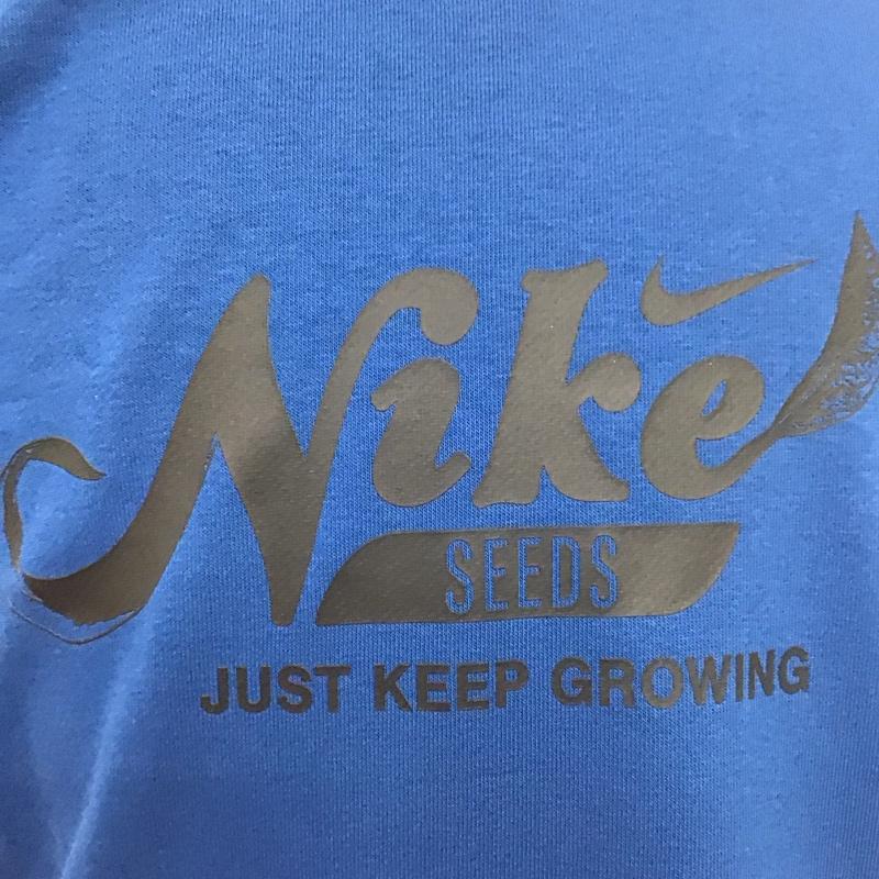 ナイキ NIKE トレーナー 長袖 fn3290-476 レーニングウェアトップス 長袖スウェット クルーネックカットソー L ロゴ、文字 青 / ブルー /  メンズ USED 古着 中古 10112097