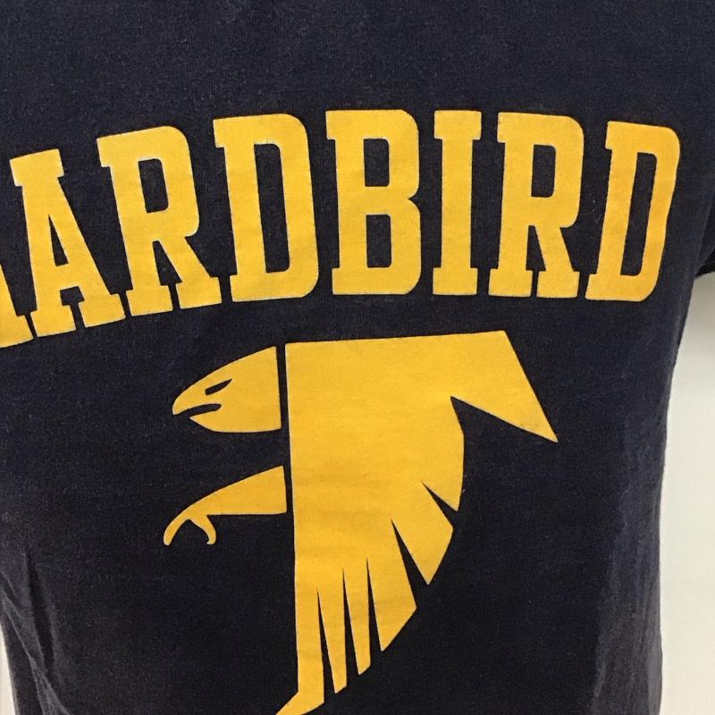 ハードバード HARD BIRD Tシャツ 半袖 クルーネック プリント ロゴ、文字 紺 / ネイビー /  メンズ USED 古着 中古 10111857