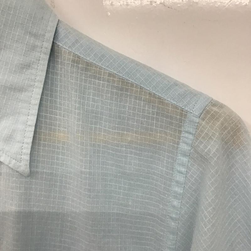 アベイシングエイプ A BATHING APE シャツ、ブラウス 半袖 XS 無地 水色 / ライトブルー /  レディース USED 古着 中古 10139925