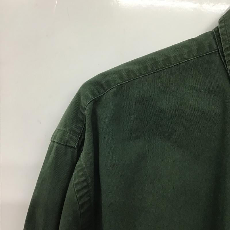 ラルフローレン RALPHLAUREN シャツ、ブラウス 長袖 長袖シャツ 無地シャツ カラーシャツ ボタンダウンシャツ L ロゴ、文字 緑 / グリーン /  メンズ USED 古着 中古 10144933