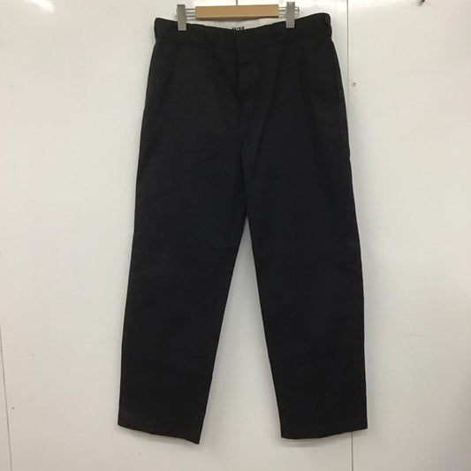ディッキーズ Dickies パンツ ワークパンツ、ペインターパンツ ワークパンツ ワイドパンツ カジュアルパンツ 36インチ 無地 黒 / ブラック /  メンズ USED 古着 中古 10143133