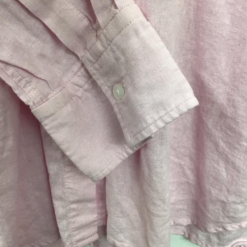 ザラ ZARA シャツ、ブラウス 長袖 S 無地 桃 / ピンク /  レディース USED 古着 中古 10151199