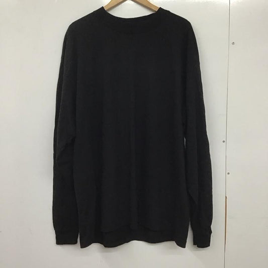 シャカウエア Shaka wear カットソー 長袖 長袖カットソー 無地カットソー クルーネック XL 無地 黒 / ブラック /  メンズ USED 古着 中古 10138109