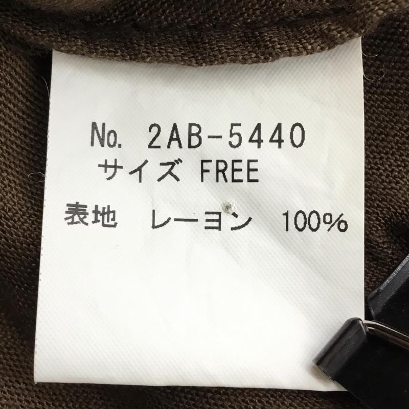 ヒステリックグラマー HYSTERIC GLAMOUR シャツ、ブラウス 長袖 36 ロゴ、文字 茶 / ブラウン /  メンズ USED 古着 中古 10137584