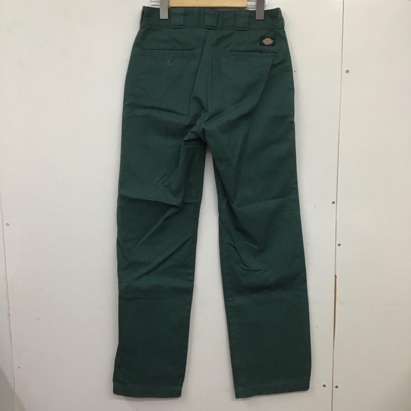 ディッキーズ Dickies パンツ ワークパンツ、ペインターパンツ ワークパンツ ワイドパンツ カジュアルパンツ 30インチ 無地 緑 / グリーン /  メンズ USED 古着 中古 10139031