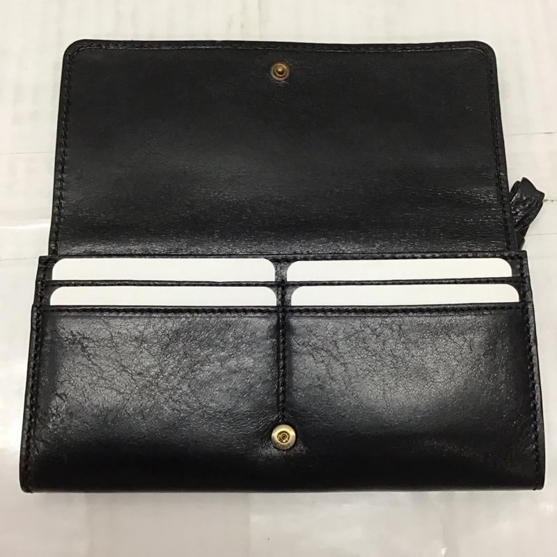クロエ Chloe 財布 長財布 3P0321-7A733 長財布 箱有 ロゴ、文字 黒 / ブラック /  レディース USED 古着 中古 10114298