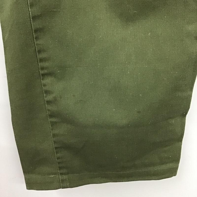 ミリタリー ミリタリー パンツ ワークパンツ、ペインターパンツ 70s ベイカーPT ミリタリーパンツ 古着 ワイドパンツ 無地 カーキ / カーキ /  メンズ USED 古着 中古 10120504