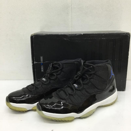 ナイキ NIKE スニーカー スニーカー 378037-041 NIKE AIR JORDAN 11 RETRO SPACE JAM 2009 ナイキ エアジョーダン11 レトロ  スペース ジャム 28.5cm ロゴ、文字 黒 / ブラック /  メンズ USED 古着 中古 10122747